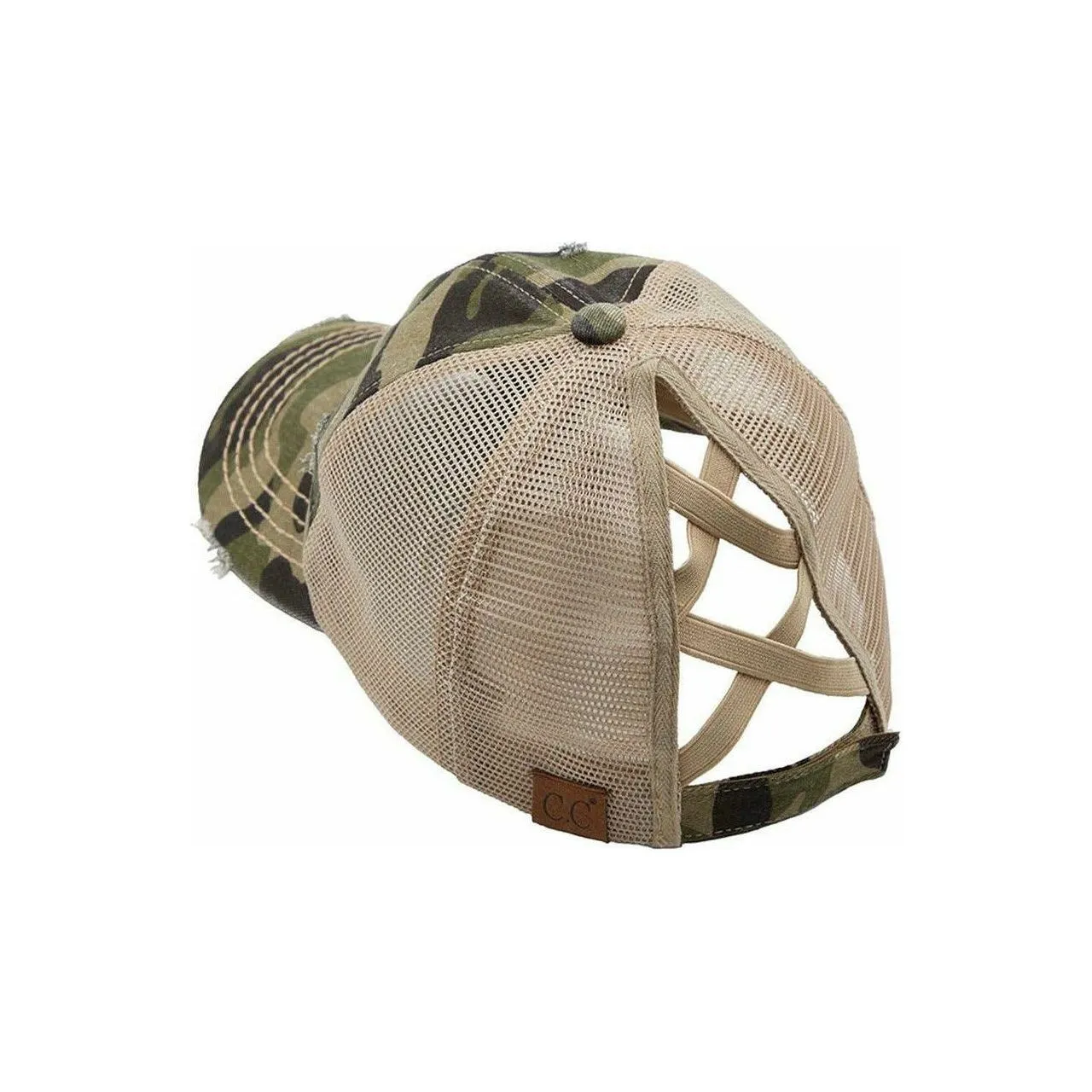 C.C Ponytail Camo Baseball Cap Hats