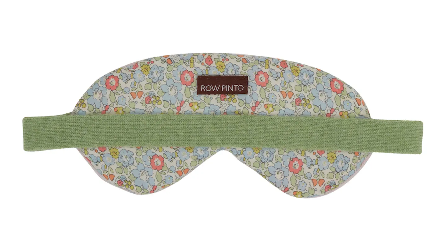 Cherry Blossom cashmere eyemask