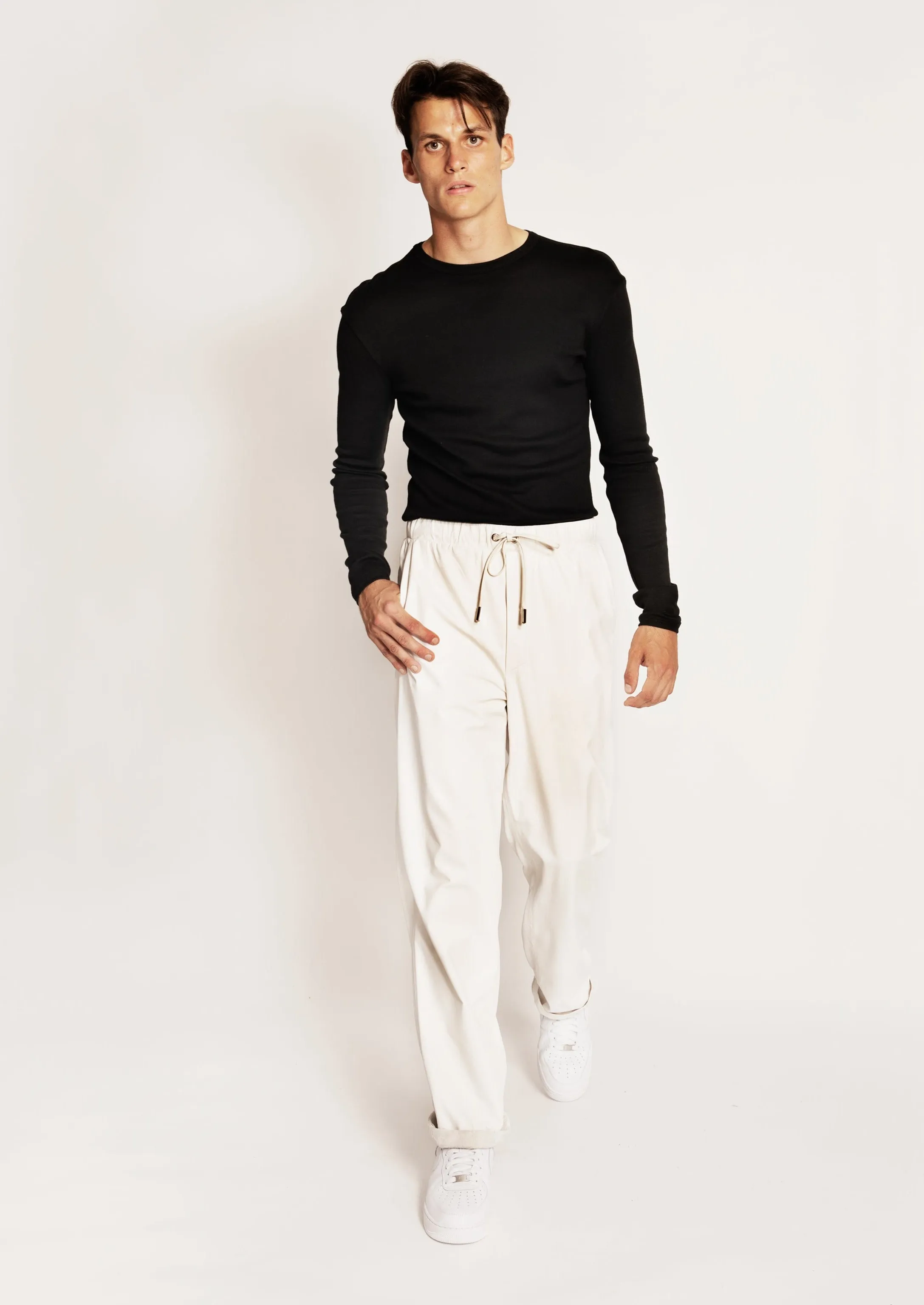 Classic T Long Sleeve in Modal Cashmere