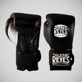 Cleto Reyes Velcro Boxing Gloves Black