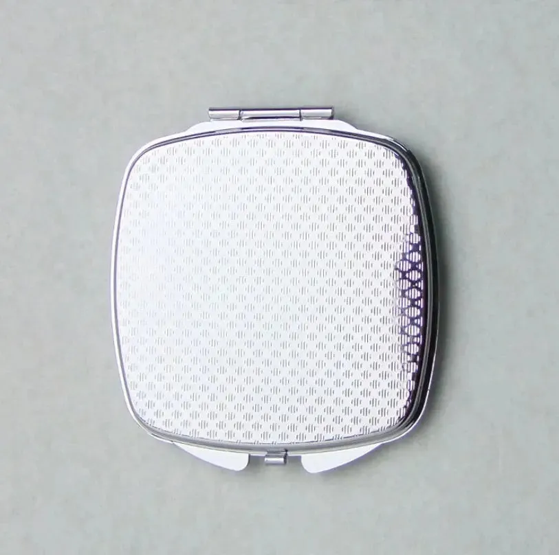 Compact Thermal Transfer Metal Makeup Mirror