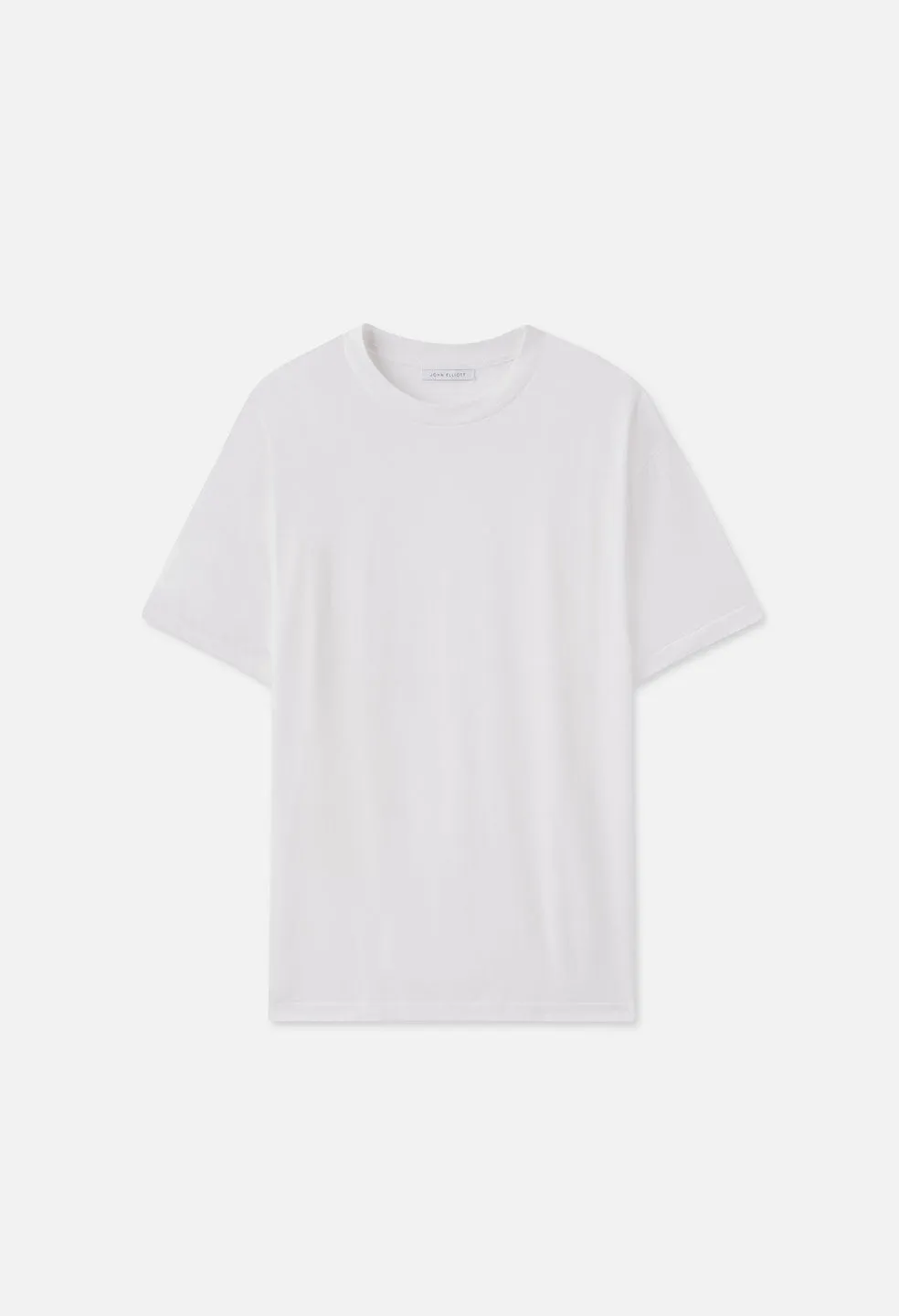 Cotton Cashmere Crew / White