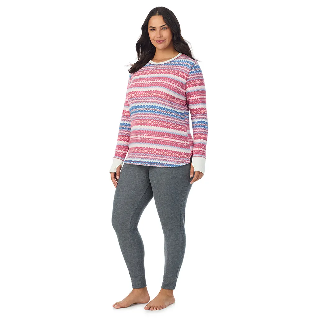 Cozy Stretch Thermal Long Sleeve Crew PLUS