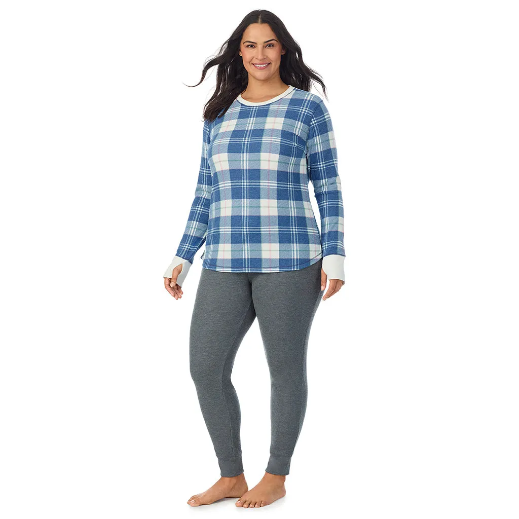 Cozy Stretch Thermal Long Sleeve Crew PLUS