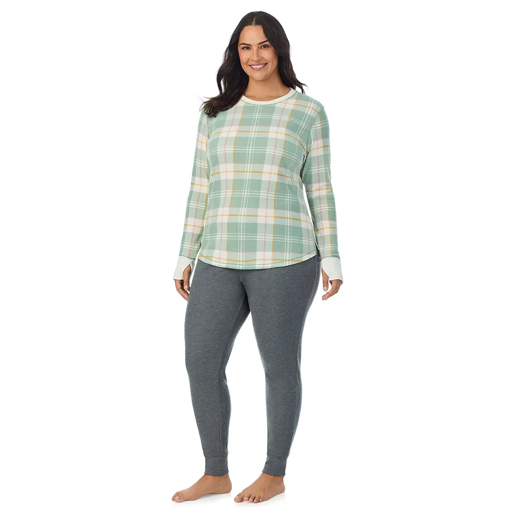 Cozy Stretch Thermal Long Sleeve Crew PLUS