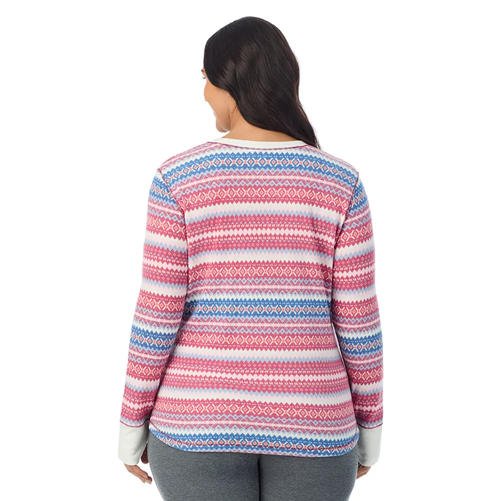 Cozy Stretch Thermal Long Sleeve Crew PLUS