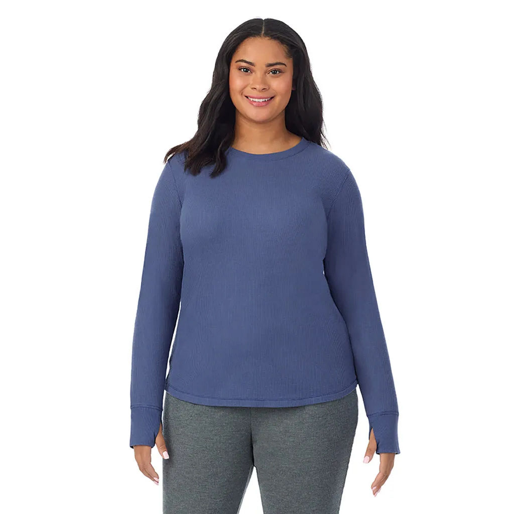 Cozy Stretch Thermal Long Sleeve Crew PLUS