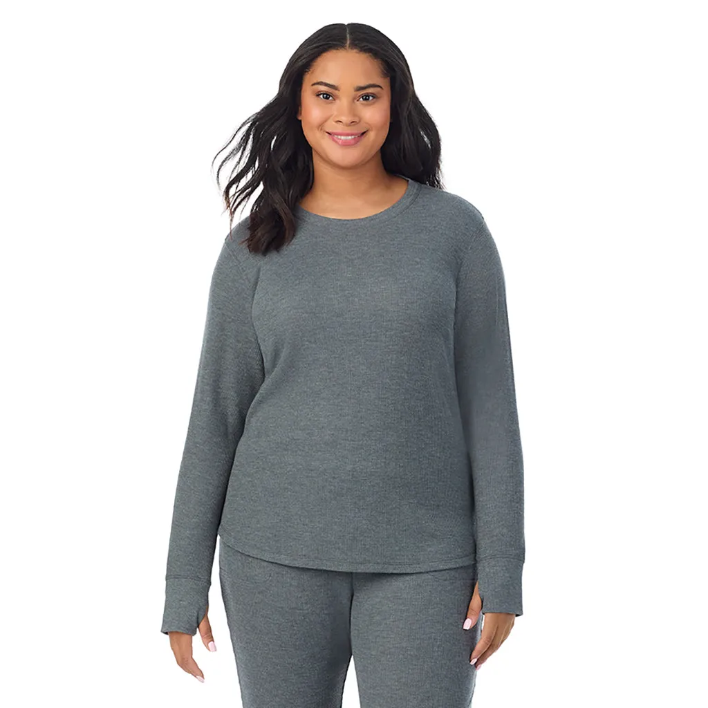 Cozy Stretch Thermal Long Sleeve Crew PLUS