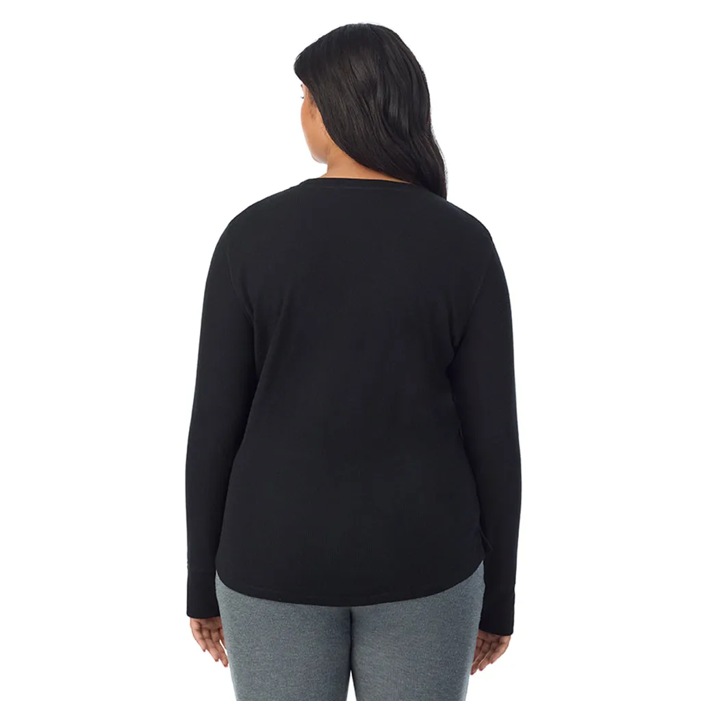 Cozy Stretch Thermal Long Sleeve Crew PLUS