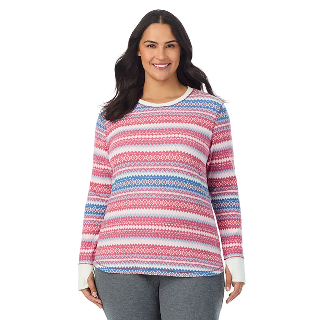 Cozy Stretch Thermal Long Sleeve Crew PLUS