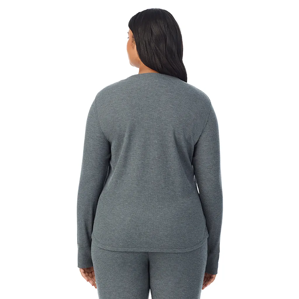 Cozy Stretch Thermal Long Sleeve Crew PLUS