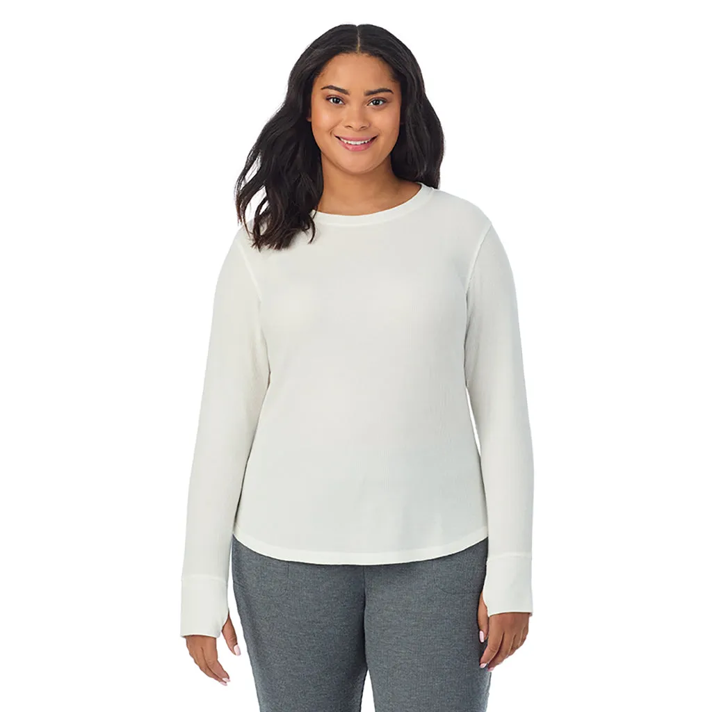 Cozy Stretch Thermal Long Sleeve Crew PLUS