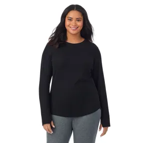 Cozy Stretch Thermal Long Sleeve Crew PLUS