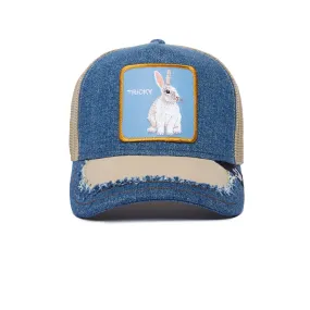 Denim Silky Rabbit Hats