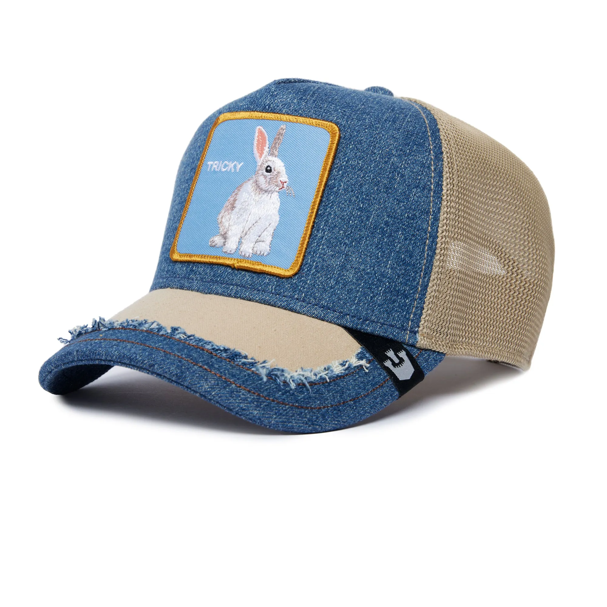 Denim Silky Rabbit Hats