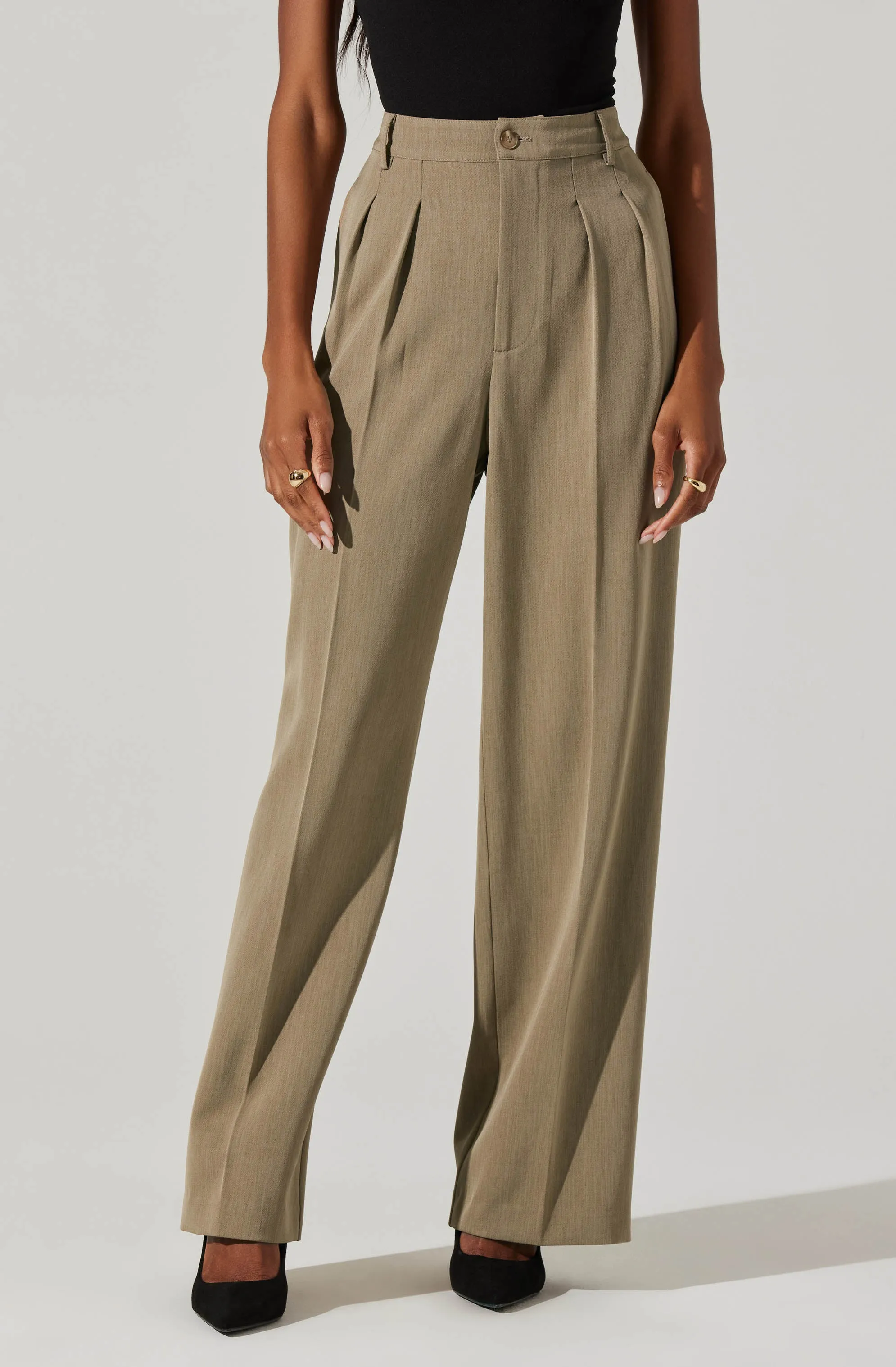 Faria High Waisted Trouser Pants