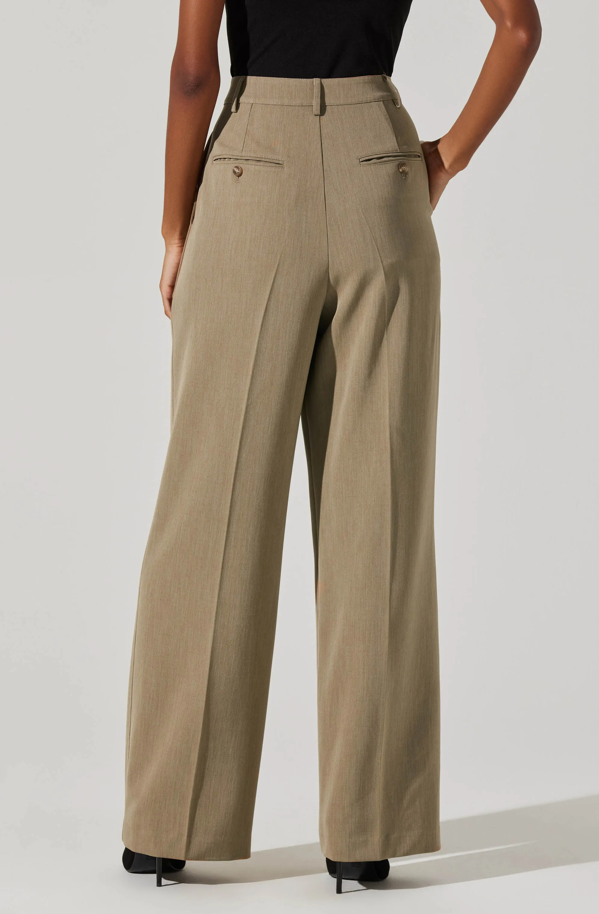 Faria High Waisted Trouser Pants