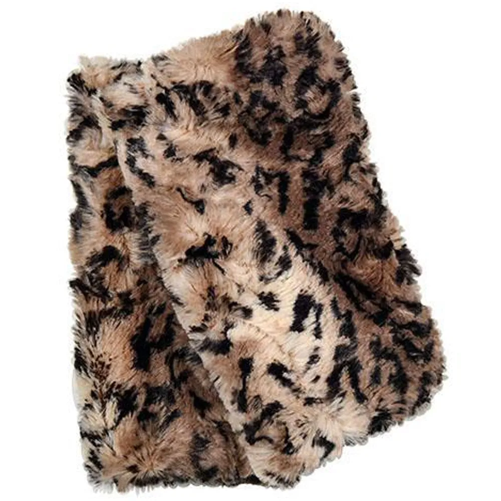 Faux Fur Fingerless Gloves