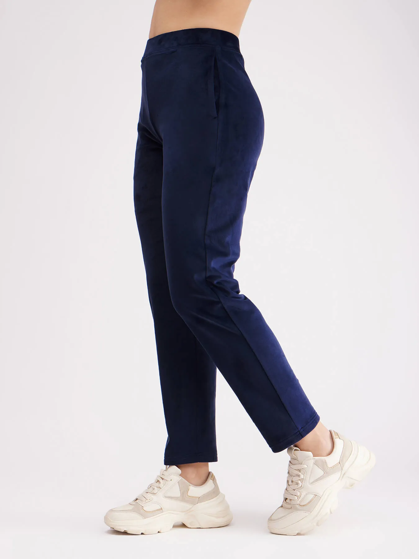 Fleece Trackpants - Navy Blue