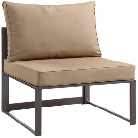 Fortuna Armless Outdoor Patio Chair