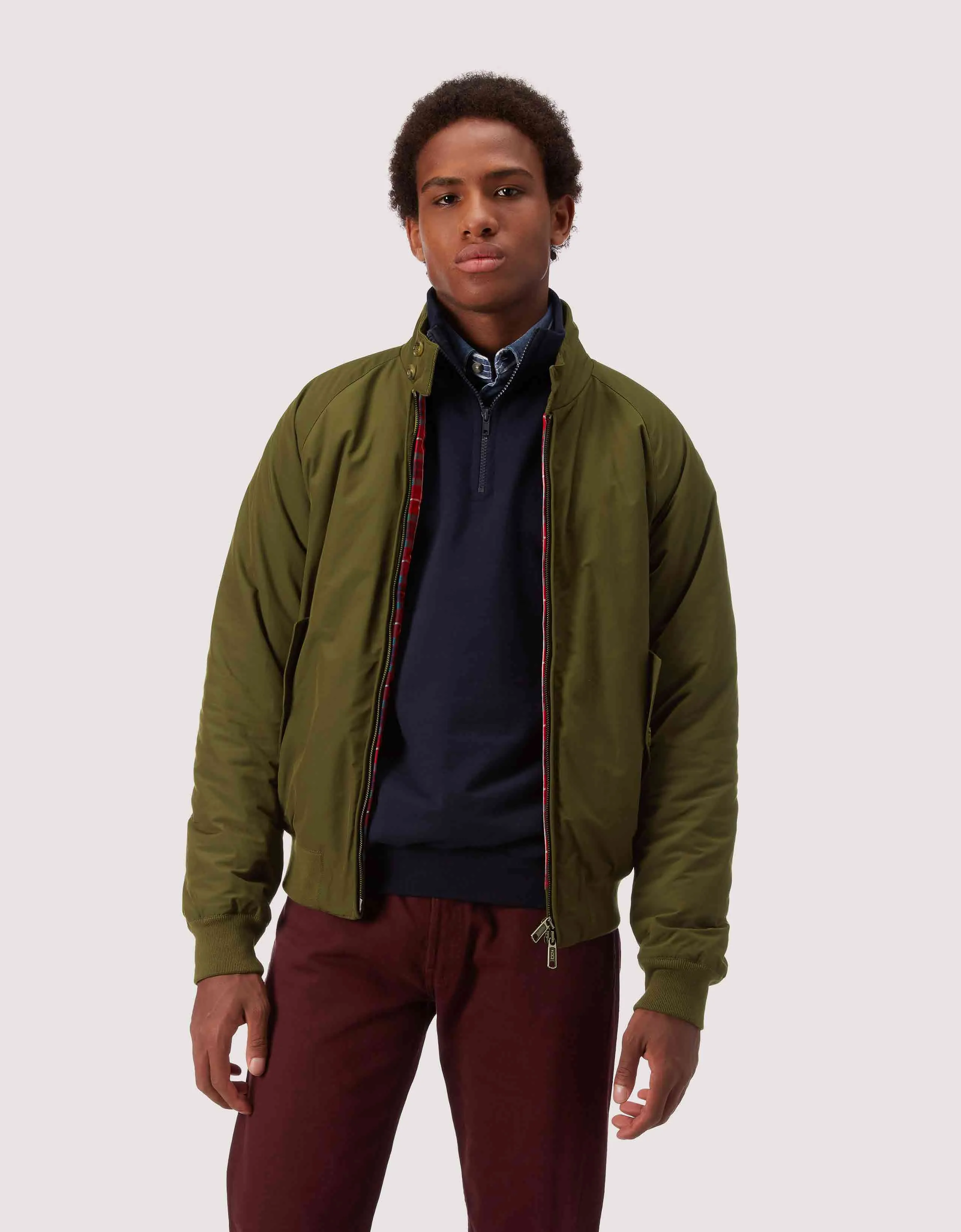 G9 THERMAL HARRINGTON JACKET GREEN BEECH