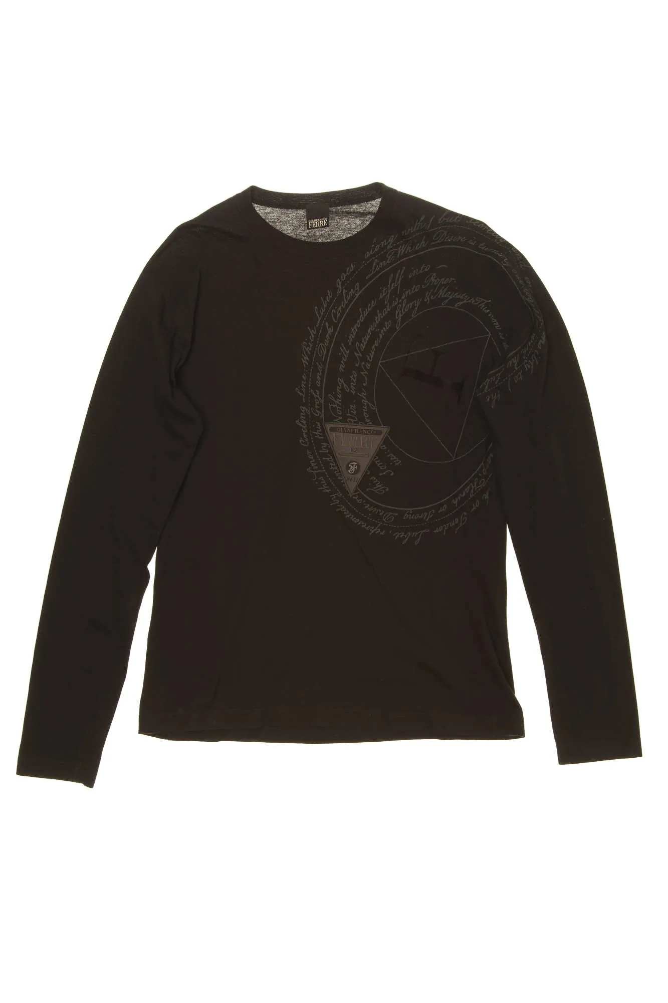 Gianfranco Ferre - Black Graphic Thermal Long Sleeve