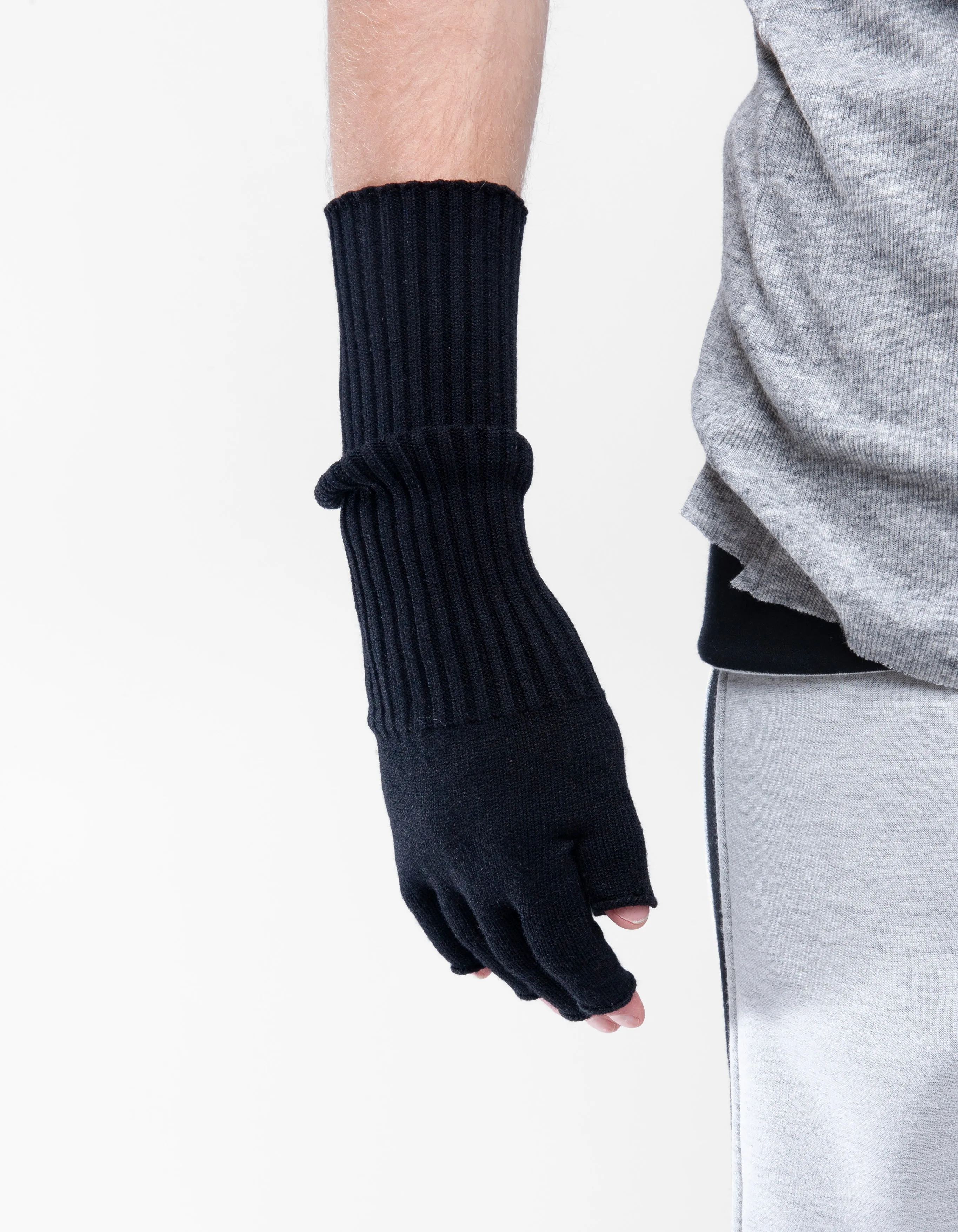 GLOVES FINGERS BLACK M