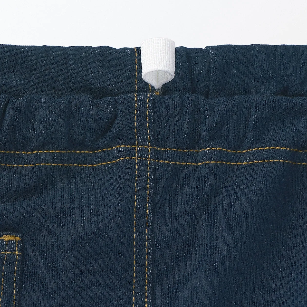 High Waisted Denim Like Jogger Pants (1-4Y)