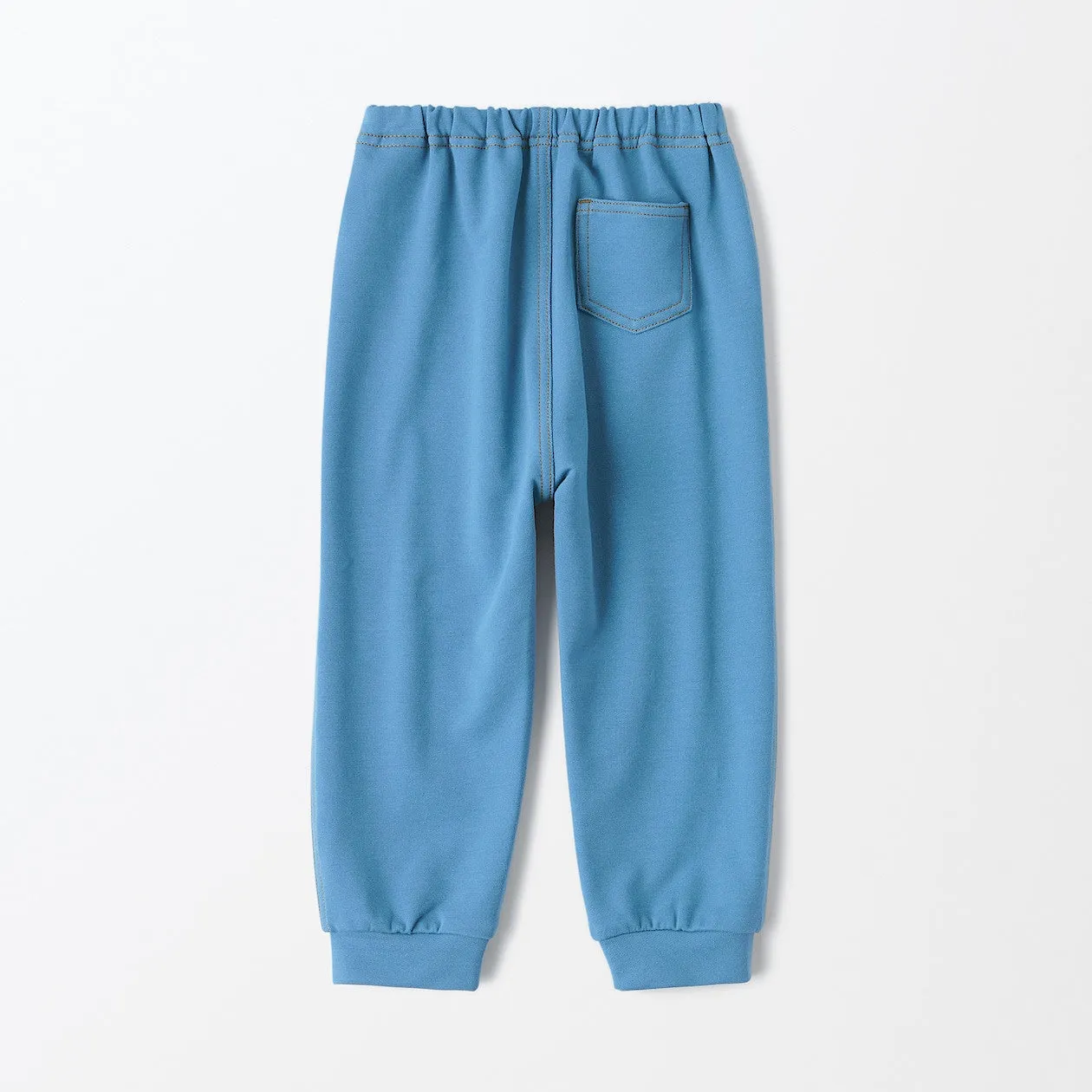 High Waisted Denim Like Jogger Pants (1-4Y)