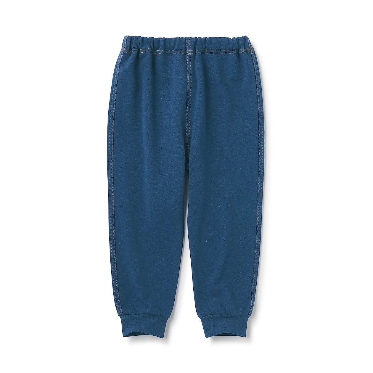 High Waisted Denim Like Jogger Pants (1-4Y)