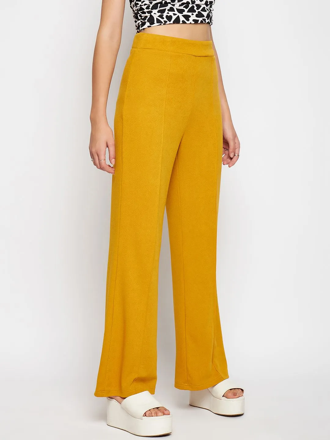 High Waisted Stretchy Parallel Pants