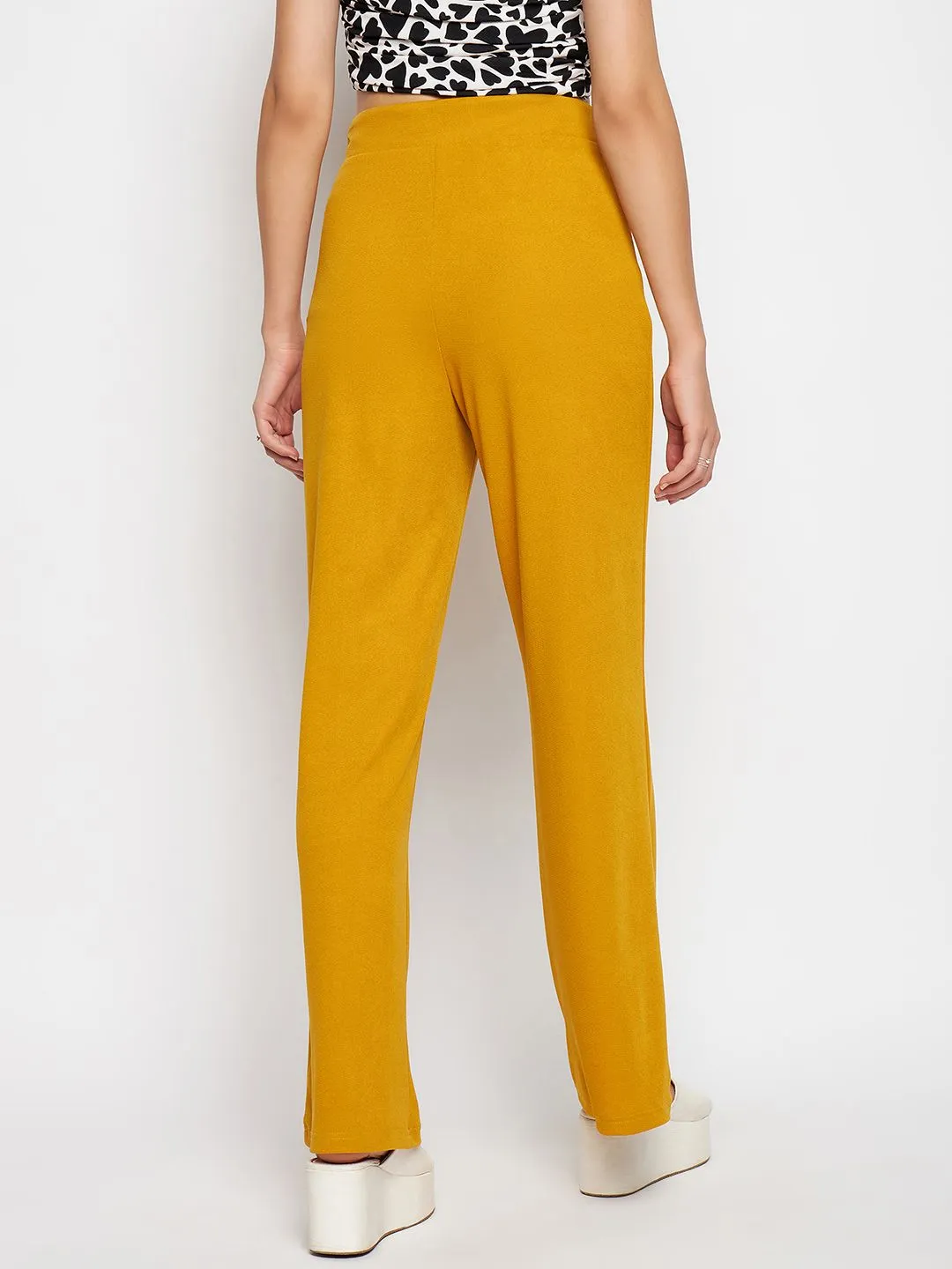 High Waisted Stretchy Parallel Pants