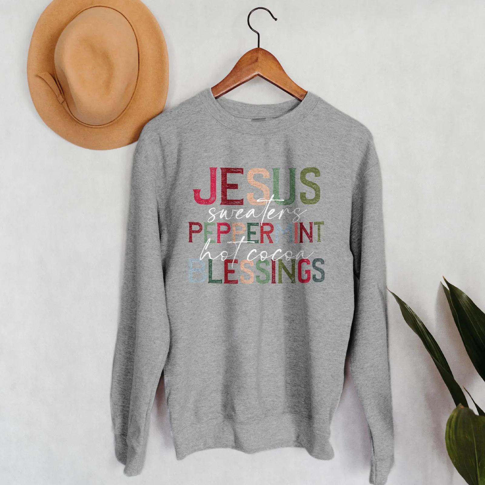 Jesus, Sweaters and Peppermint Sweatshirt