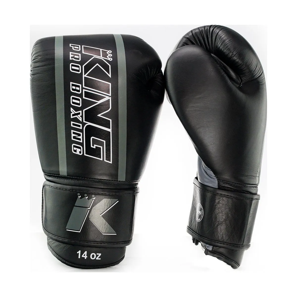 King Pro Boxing Gloves ELITE1 Grey/Black