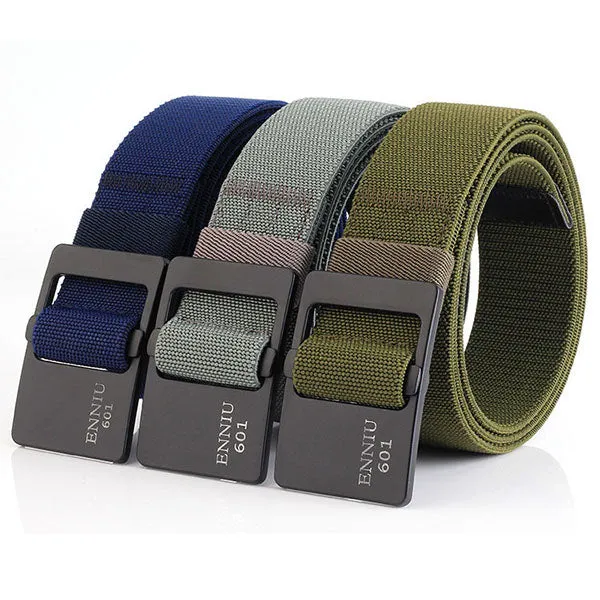 Leisure Outdoor Elastic Alloy Buckle Belt