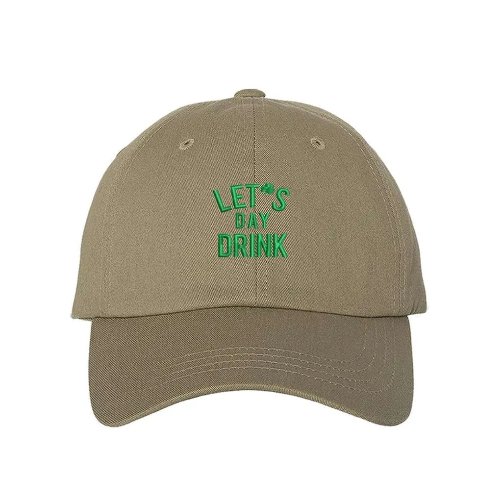 Let's Day Drink Baseball Hat | Shamrock Hats for St Patricks Day