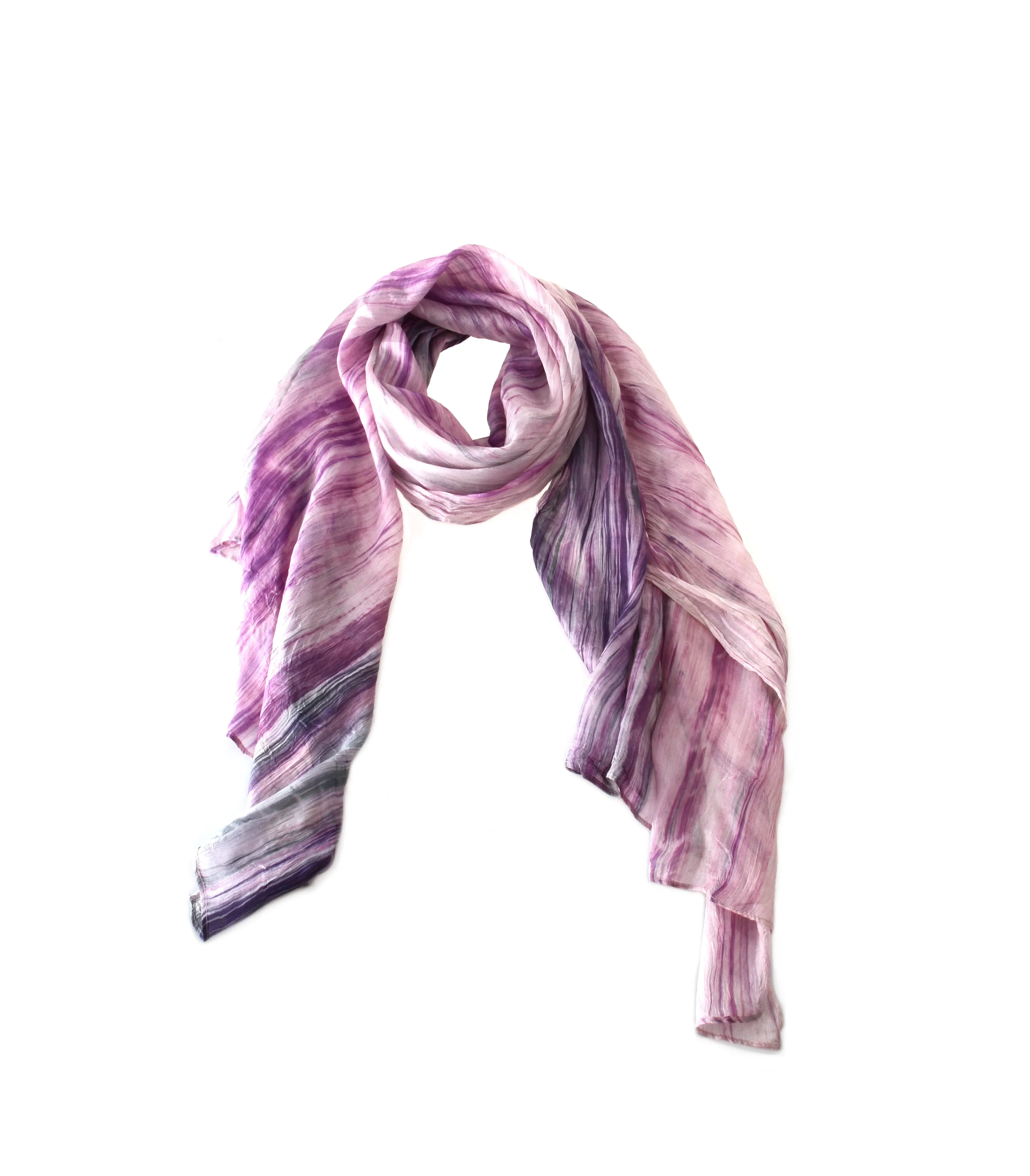 Lua Hand Dyed Silk Scarves