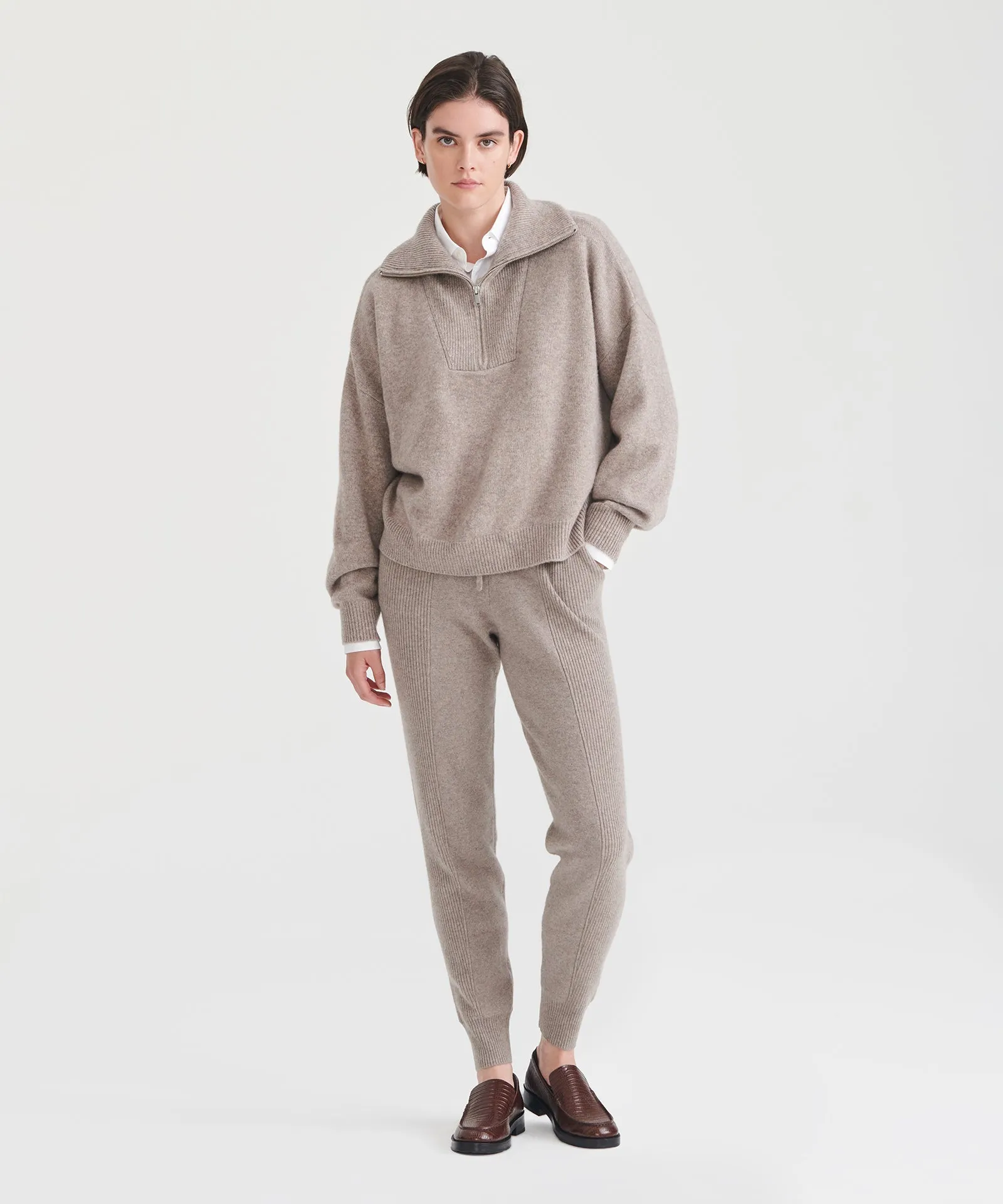 Luxe Cashmere Quarter Zip