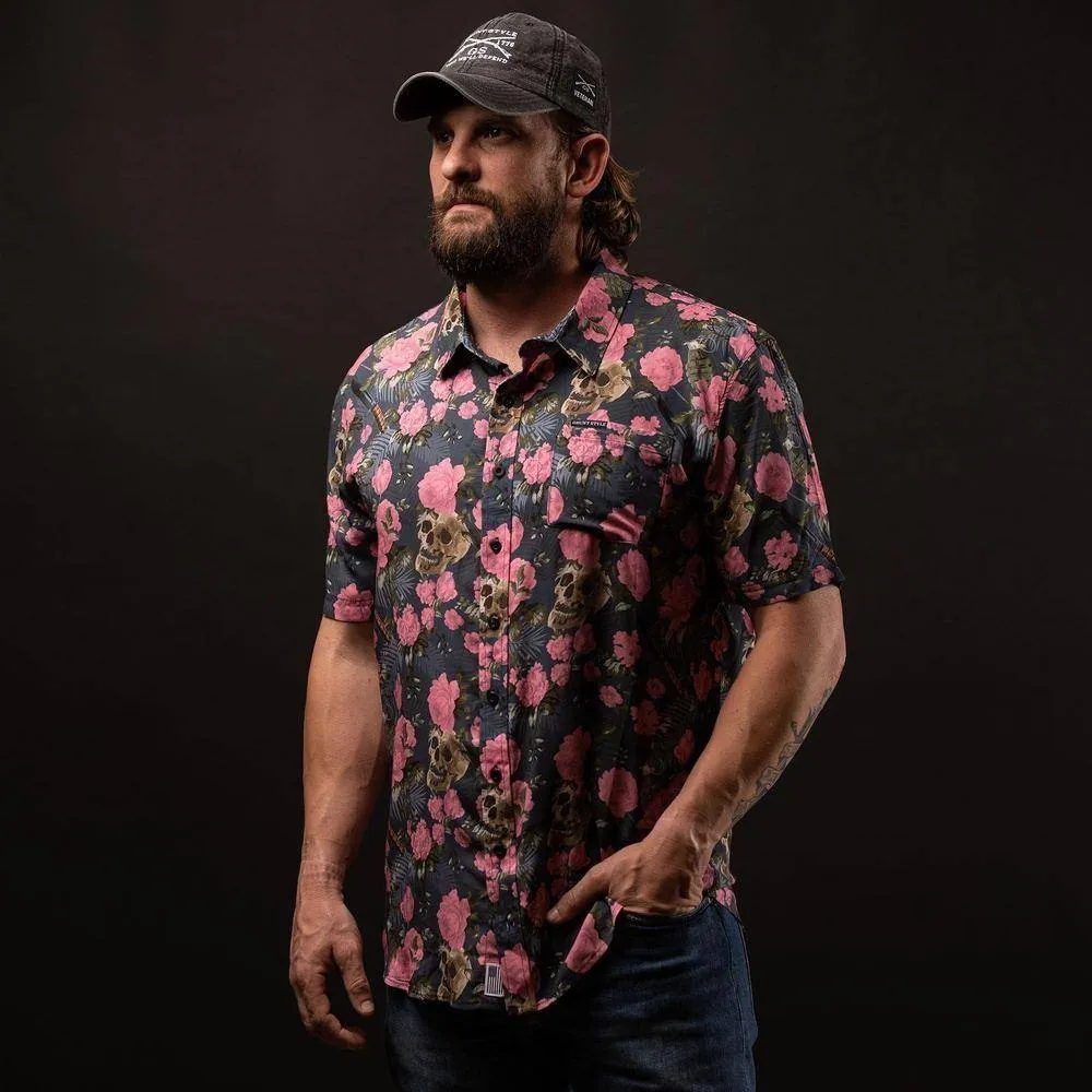 Men's At Ease Button Down - Reaper