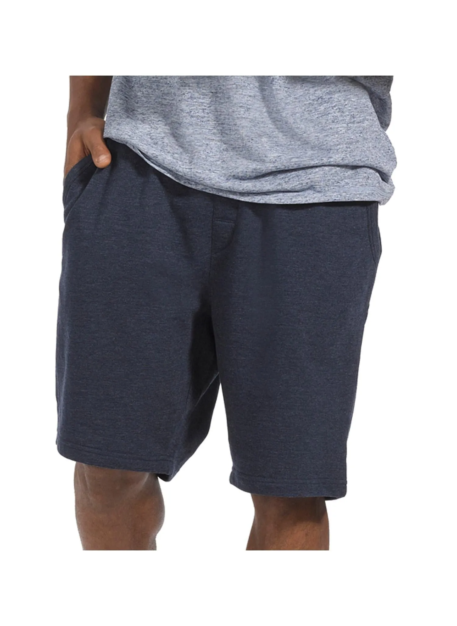 Men's Heather Fleece Lounge Short