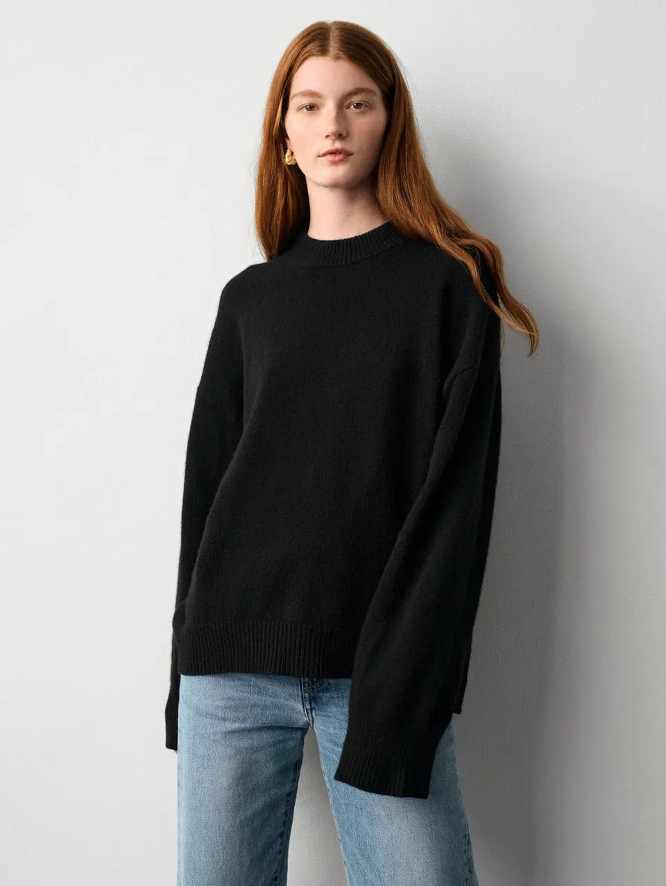 MERINO CASHMERE CREWNECK