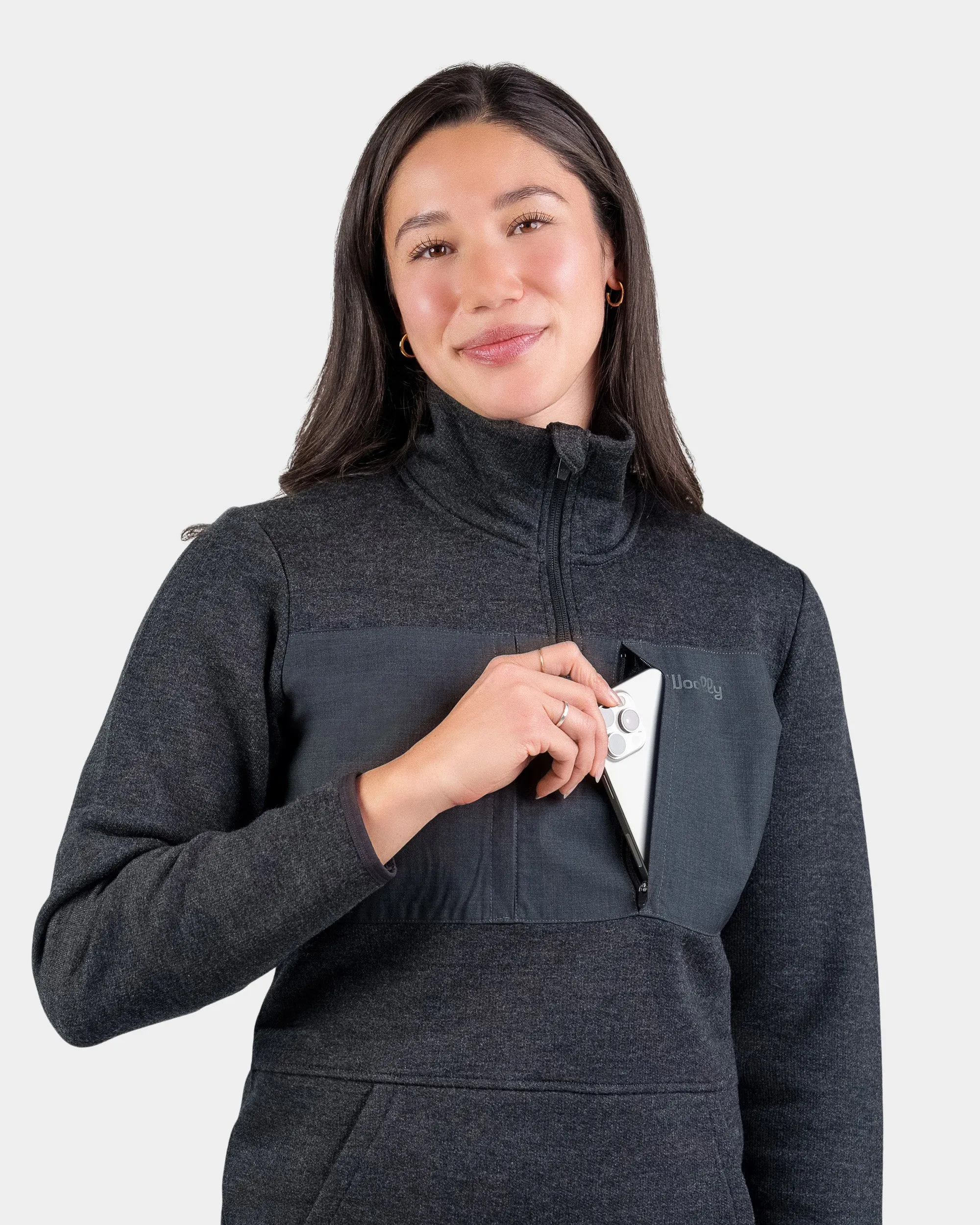 Merino Fleece Quarter Zip