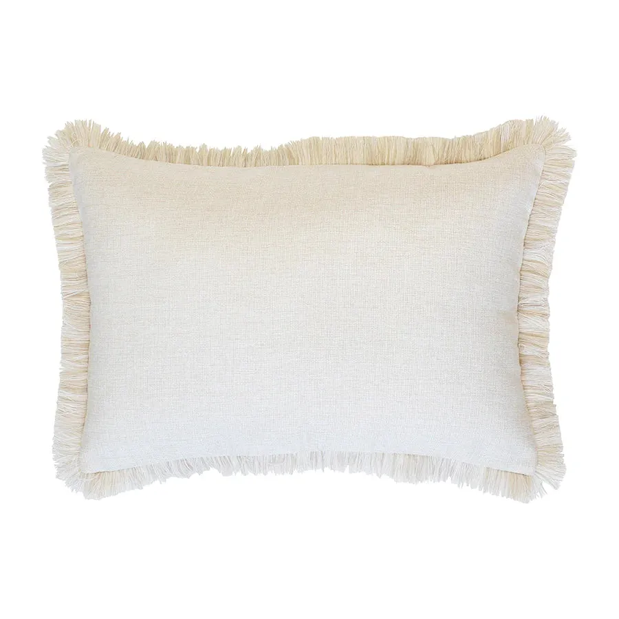 Natural Fringe Indoor/Outdoor Cushion