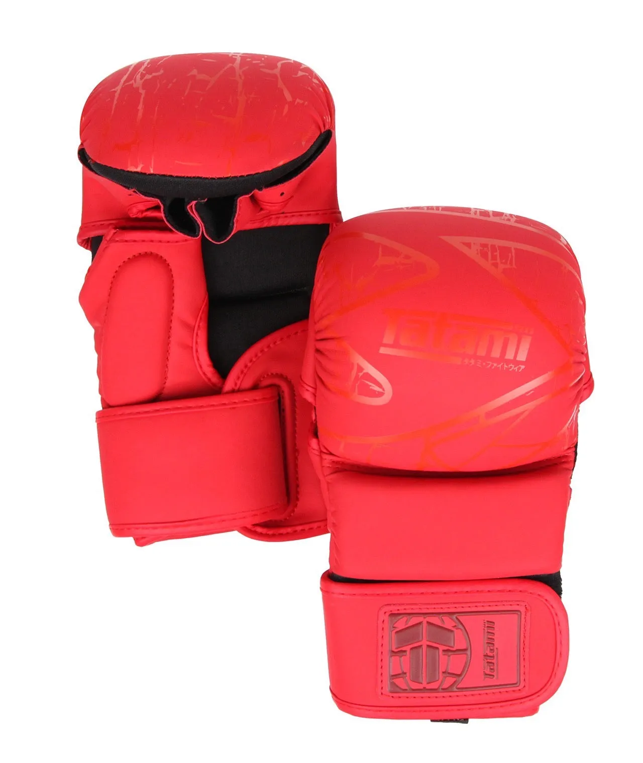 Obsidian 6oz MMA Sparring Gloves - Red