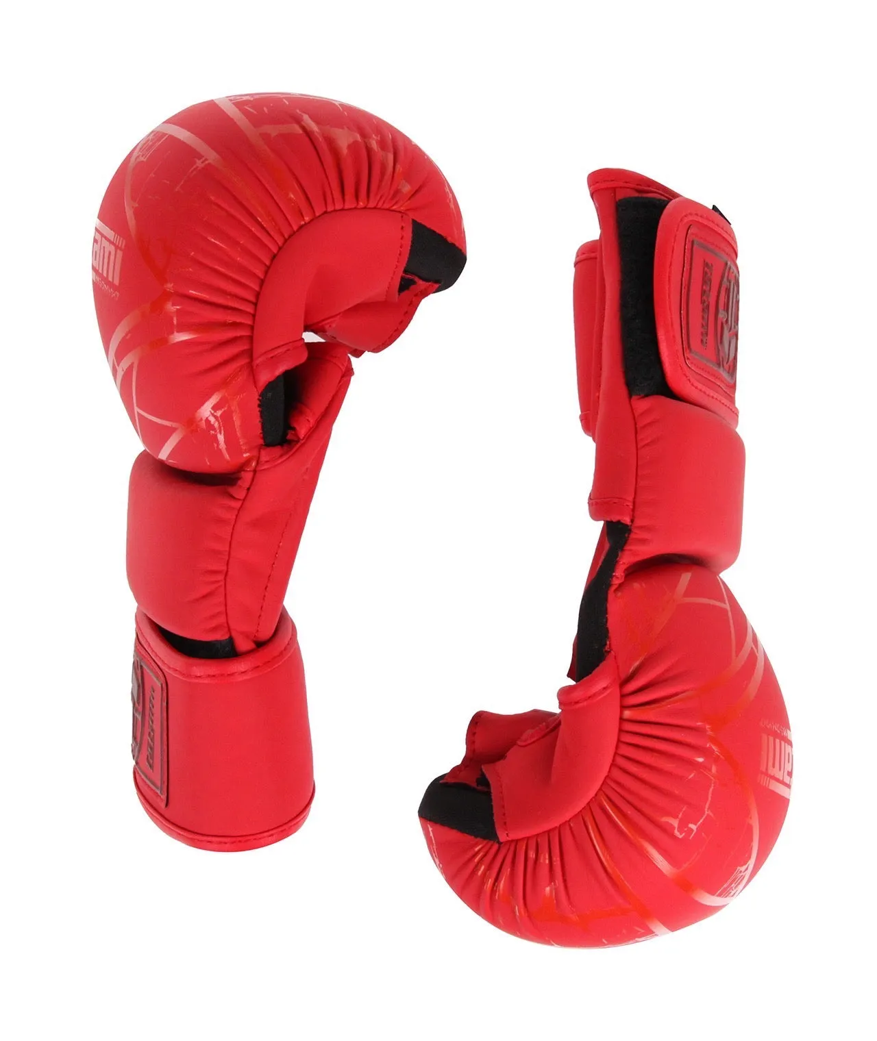 Obsidian 6oz MMA Sparring Gloves - Red