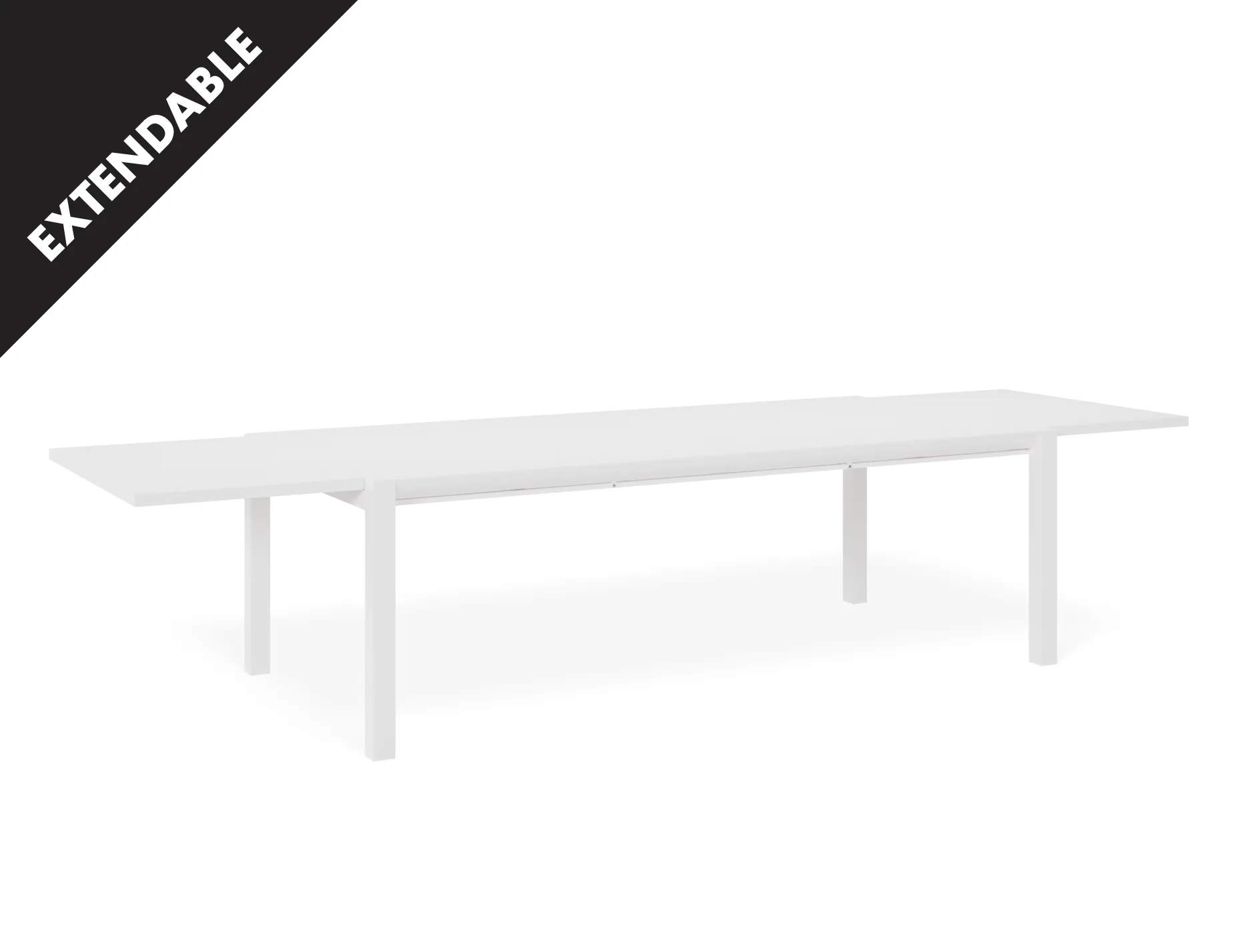 Outdoor Extendable Table | White