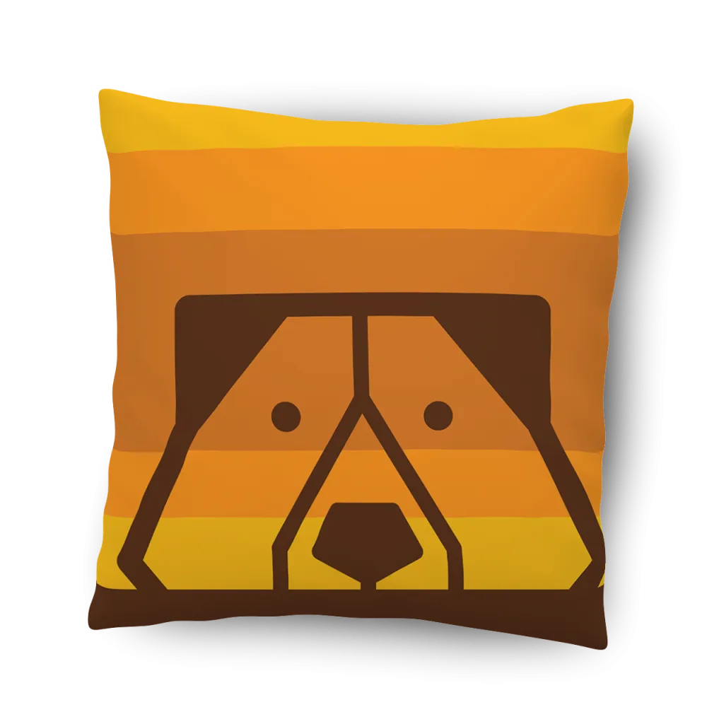 PeekaBear Indoor or Outdoor Pillow