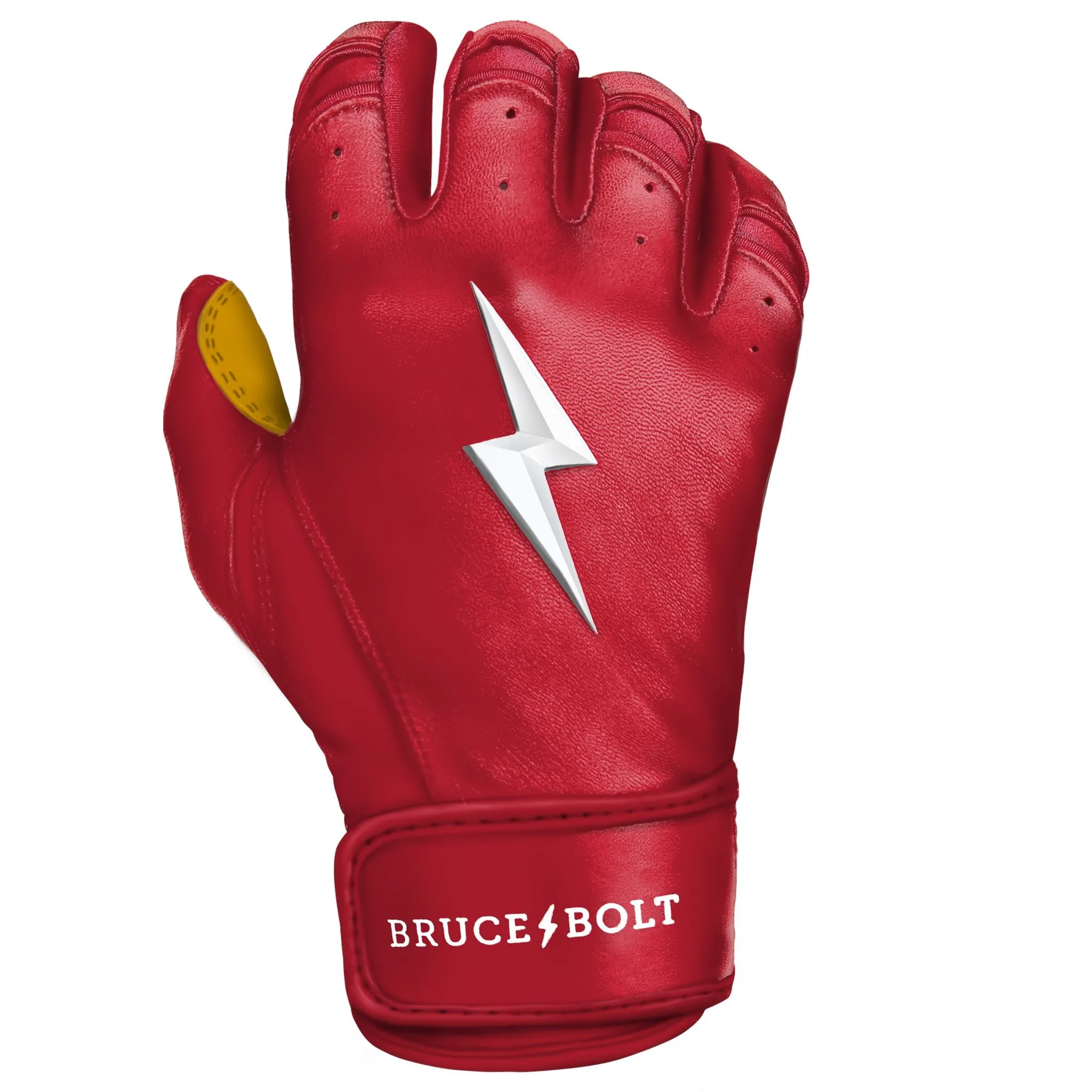 PREMIUM PRO Short Cuff Batting Gloves | RED