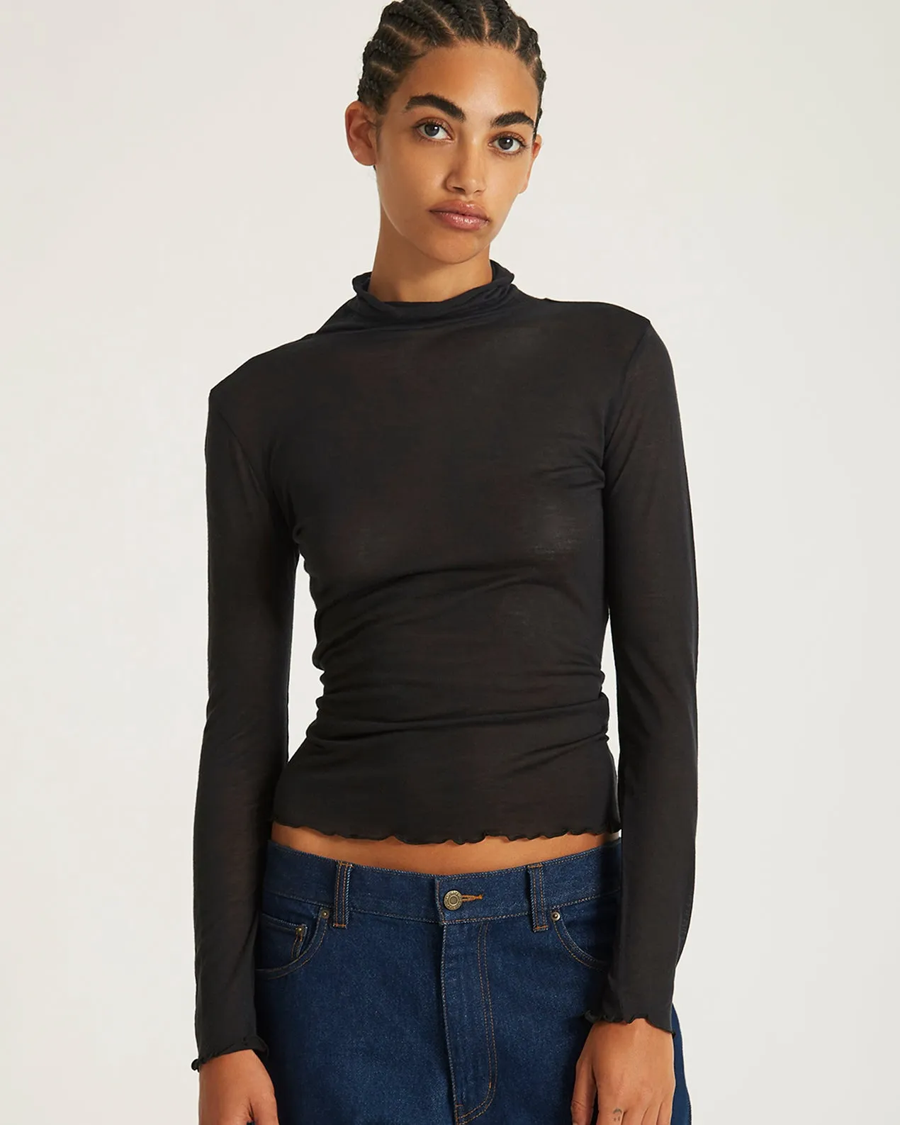 Sofia Lightweight Turtleneck Top