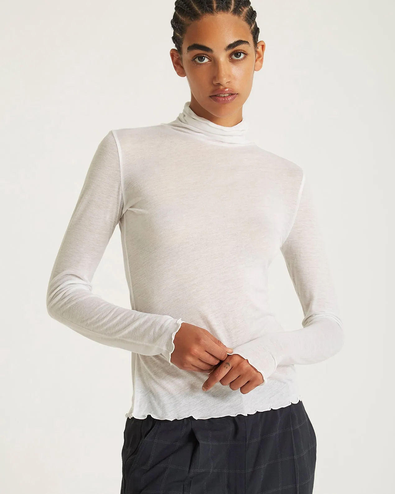 Sofia Lightweight Turtleneck Top